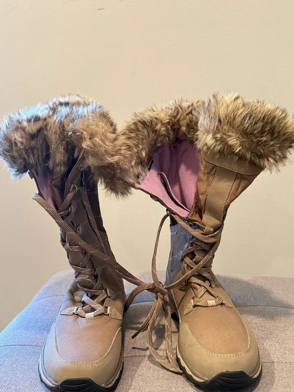 EDDIE BAUER Women’s Solstice 2.0 Winter Boots – Brown Suede